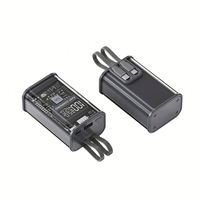 Boîtier de chargeur de batterie DIY Power Bank 21700, charge rapide PD 22,5 W, boîtier de charge de batterie polymère 10000 mAh