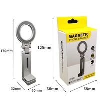 Travel Air Plan Railway 360 rotación celular soporte móvil escritorio tableta soporte plegable Clip soporte magnético para teléfono