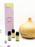 3 Packs d'Huiles Essentielles d'Aromathérapie Marque Privée Coffret Cadeau 10ml Huile de Lavande pour Diffuseur Relaxation et Apaisement