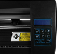Plotter de corte de papel de pegatina de gráfico de vinilo de contorno semiautomático de 53 pulgadas con software