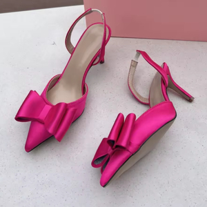 Décolleté con fiocco e tacco a spillo scarpe da <span class=keywords><strong>donna</strong></span> alla moda con <span class=keywords><strong>Slingback</strong></span> da <span class=keywords><strong>donna</strong></span> - Product Image 5