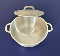 Marmite à soupe en aluminium de qualité supérieure 42 cm, marmite à sauce, équipement de restauration commerciale, marmite de cuisson