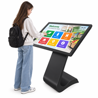 Kiosque d'information Windows 27, 32, 43 pouces avec écran tactile multipoint, affiche numérique et CMS intégré pour hôpitaux, banques et magasins de détail