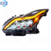 Lampe LED RAYSEZE G25 pour 2007 2013 2018 Infinite G35 G37 Sedan Coupé Infiniti Phare Modifié Lentille à Triple Faisceau Phare Led