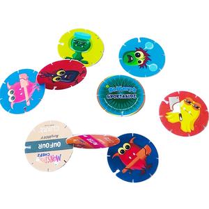 Aperitivos comida promoción personalizada PP tazo redondo tazo pogs tarjeta - Product Image 2