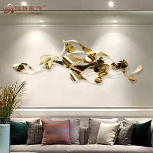 Luxury wall decorative metal finish hanging arts crafts wall decor