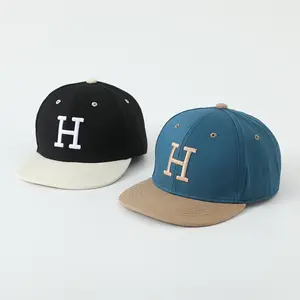 6 Panel Wholesale Custom 3d Embroidery Logo Blank Hip-hop Sport Trucker Snapback Hats Cap For Men