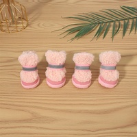 Bottes de neige chaudes et épaisses doublées de polaire pour l'automne et l'hiver, en velours Teddy, imperméables, antidérapantes et résistantes au froid