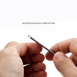 Lima de uñas de doble cara personalizada, herramientas de manicura y pedicura de acero inoxidable, limas para uñas - Product Image 4