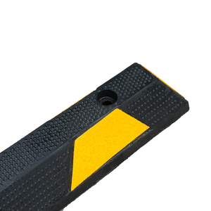 टिकाऊ 183 सेमी रबर गैरेज अंकुश व्हील स्टॉपर लोकेटर कार गाइड के लिए पार्किंग ब्लॉक पार्किंग ब्लॉक - Product Image 5