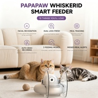 Comedero Automático Inteligente para Gatos OEM/ODM, Alimentador Automático para Mascotas con Reconocimiento Facial por IA, Bandeja Giratoria de 6 Comidas, Aplicación Wifi