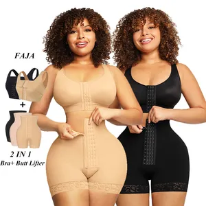 Tùy Chỉnh Faja Colombianas Shapewear Lưới Mông Nâng Máy Ép Cơ Thể Mông Nâng Lên Với Tummy Kiểm Soát Chiến lợi phẩm Nâng Lên Faja Shapewear