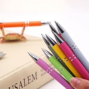 Stylo bille métallique OEM avec lumière LED pour impression UV, corps en forme de plume, pour cadeaux promotionnels - Product Image 3
