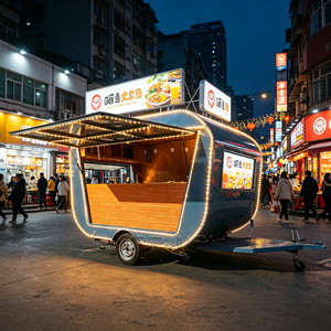 CE Made Sushi <b>Trailer</b> Fully Equipped Coffee <b>Concession</b> Truck Outdoor Dessert Food Cart - Product Image 2