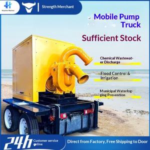 Camión Bomba Móvil para Control de Inundaciones, 1000 Metros Cúbicos de Capacidad, Bomba Autocebante para Drenaje de Aguas Residuales, Bomba de Drenaje de Gran Caudal para Emergencias - Product Image 1