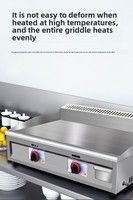 Machine combinée électrique professionnelle en acier inoxydable pour cuisines commerciales, avec wok, friteuse et plaque de cuisson plate, double alimentation à induction