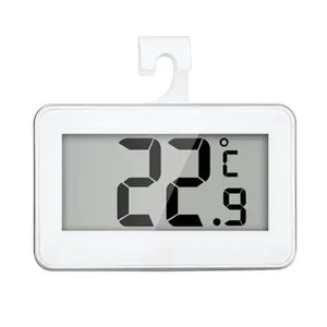 Kühlschrank thermometer Digitaler Kühlschrank Gefrier schrank Thermometer mit magnetischer Rückseite Großes LCD Keine Rüschen Einfach zu lesen