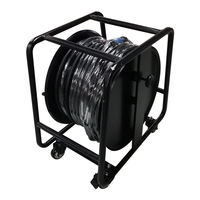 Chariot de Câble Multipaire XLR 24 Canaux 30/50/60/80/100M, Chariot Serpentin ROHS OFC PVC Câble Audio Multipaire, Offre Spéciale OEM Professionnel