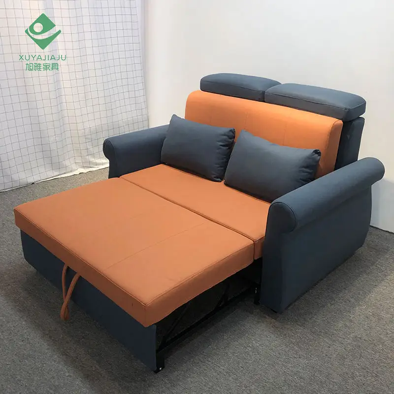 Set Furniture Tempat Tidur Kreatif, Tempat Tidur Sofa Modern Hemat Ruang