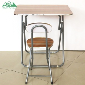 Wayon Heavy Duty <strong>Foldable</strong> Square <strong>Table</strong> Portable Dining <strong>Desk</strong> with Safety Round Corner for Home Business - Product Image 2