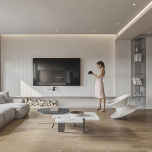 Hiện đại tùy chỉnh toàn bộ ngôi nhà TV đứng với Rock Slate tủ trưng bày thiết kế đơn giản đồ nội thất phòng khách làm bằng gỗ Bảng điều chỉnh - Product Image 1