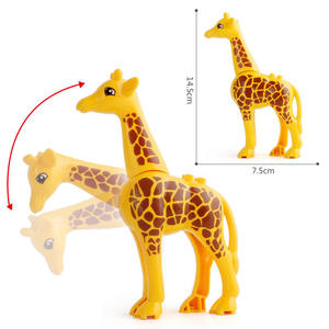 Vente en gros de blocs de construction en plastique ABS Boyuan, 40 pièces, petits éléments, puzzle, échelle 1:8, animaux, thème nature, modèle de jouet pour enfants de 14 ans - Product Image 3