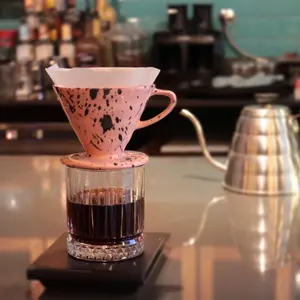 Fabricant de café, art rose, design créatif, filtre, tasses pour café, vente en gros