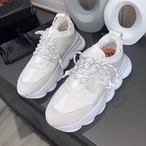 Zapatillas Deportivas de Moda Casual al por Mayor 2026 para Hombre, Zapatillas Blancas de Lujo para Mujer - Product Image 1