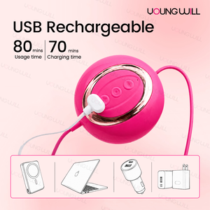 Vibrador de Clítoris y Pezones de Silicona, Impermeable, Recargable por USB, con Doble Zona y 10 Modos Ajustables, Juguete Sexual para Mujeres Adultas, OEM ODM - Product Image 5