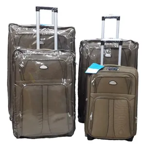 Soft Eva Fabric Side 4pcs 20/24/28/32 2 Wheel With Pvc Cover Trolley Bag Luggage Sets Of 4 Women Men Customized Koffer Suitcases