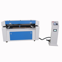Machine de découpe et de gravure au laser CO2 avec têtes laser à mise au point automatique (montant/ descendant) pour matériaux en pierre, plastique, verre, caoutchouc - Refroidie par eau