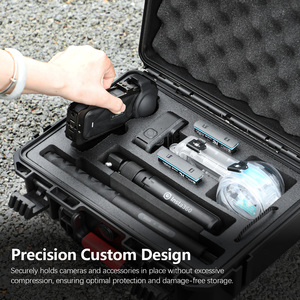 Étui rigide Amazear multi-compartiments, étanche, de protection, accessoires pour caméra Insta 360 X5/X4/X3 - Product Image 4