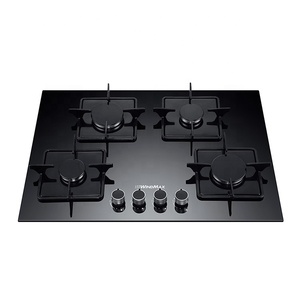 เตาแก๊สแบบฝัง 4 หัวเตา คุณภาพสูง ราคาดี พร้อมกระจกนิรภัย - Product Image 2