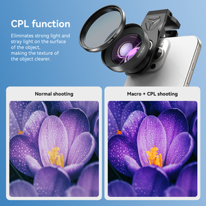 Nouveauté 2026 : Objectif <span class=keywords><strong>macro</strong></span> pour téléphone portable 10X, filtre CPL, Star Flier pour la photographie de bijoux et de cristaux, compatible Pentax - Product Image 3