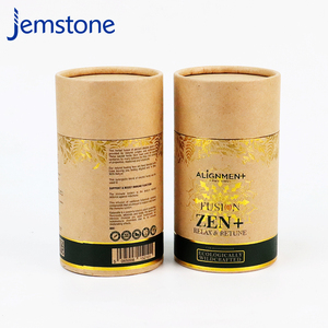 ขายส่งที่กําหนดเองพิมพ์กล่องหลอดกระดาษคราฟท์กล่องหลอดบรรจุภัณฑ์กระดาษรีไซเคิล - Product Image 1