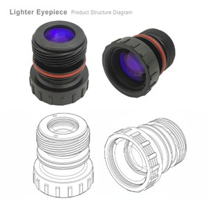 PVS14 Objektif <span class=keywords><strong>Lens</strong></span> Mercek Su Geçirmez 20m Gözlük Gece Görüş Cihazı Lensi Yüksek Performanslı Objektif Montajı - Product Image 5