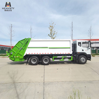 Camion à ordures compacteur HEAVSTY Diesel Euro 6 à moteur multi-puissance avec télécommande sans fil Dongfeng Huashen T5 CLD5250ZYSEQ6