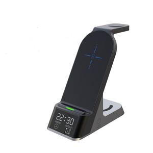 แท่นชาร์จไร้สายระบบแม่เหล็ก6 in 1หน้าจอดิจิตอล15W แท่นชาร์จอเนกประสงค์สำหรับโทรศัพท์มือถือนาฬิกาอัจฉริยะ2024ใหม่ - Product Image 1