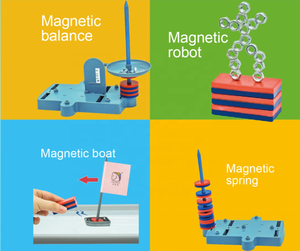 Bricolage assemblage jouet 12 <span class=keywords><strong>en</strong></span> 1 tige experient kits aimant éducatif <span class=keywords><strong>jeu</strong></span> science magnétique jouet pour enfants - Product Image 6