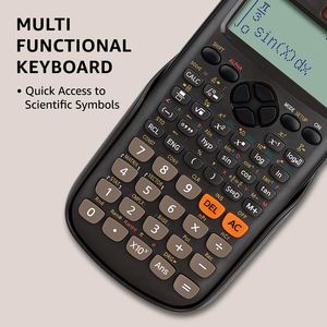 Calculadora Científica para Estudiantes de Matemáticas Avanzadas, 417 Funciones, Estilo Científico con Calendario para Exámenes, Uso en Oficinas y Negocios - Product Image 4