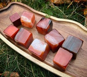Cubo de Cristal de Cornalina Naranja de Alta Calidad - Piedra Preciosa para Equilibrar los Chakras de Reiki, para Decoración de Altar de Cristal, Venta al por Mayor - Product Image 2