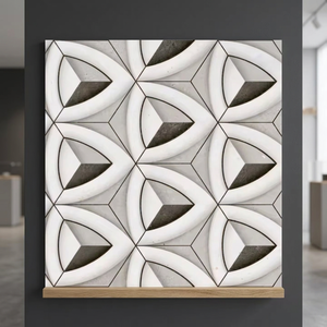 Carreaux de sol extérieurs en céramique numérique aspect parquet mat 40x40cm (16x16 pouces) pour couloir - Product Image 2