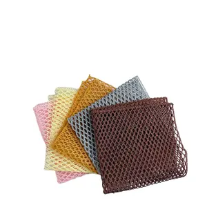 Grid Dish Towel Kitchen Degreasing And Decontamination Scouring Pad Household Commercial Magic Microfiber Cleaning Cloth