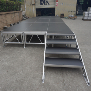 Lightweight aluminum adjustable height stage for exhibition performance - Product Image 4