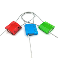 Precinto de Seguridad Metálico de Alta Seguridad, Precinto de Cable Ajustable para Contenedores, Camiones, Puertas de Ferrocarril con Logotipo y Número Personalizados