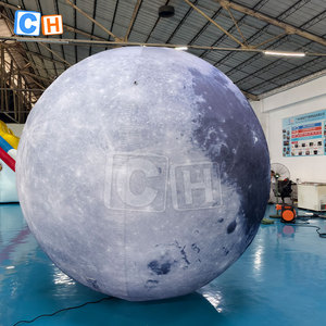 Bơm hơi khổng lồ không gian chủ đề Đảng trang trí Inflatable Hành Tinh bóng bay/Inflatable Trái Đất mặt trăng chín hành tinh treo Led mô hình - Product Image 3