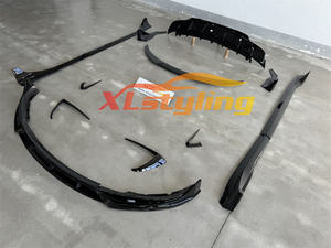 Kit carrosserie XLstyling plastique ABS FAST Aero kit Pare-chocs avant séparateur lèvre diffuseur arrière spoiler Pour <span class=keywords><strong>Tesla</strong></span> <span class=keywords><strong>Model</strong></span> 3 bodykit - Product Image 3