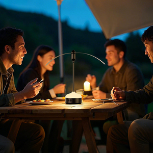 พัดลมไล่ยุงและไฟสีเหลืองแบบ2-in-1พัดลมไล่แมลงชาร์จไฟได้ - Product Image 1