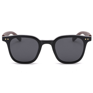 <b>Sunglasses</b> Women Rectangle Polarized UV400 Full Rim <b>Retro</b> Wood Frame Casual Adult 2022 - Product Image 5