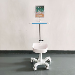 Factory direct sales of portable mobile medical care trolley <b>stands</b> for iPad <b>tablets</b>. - Product Image 2